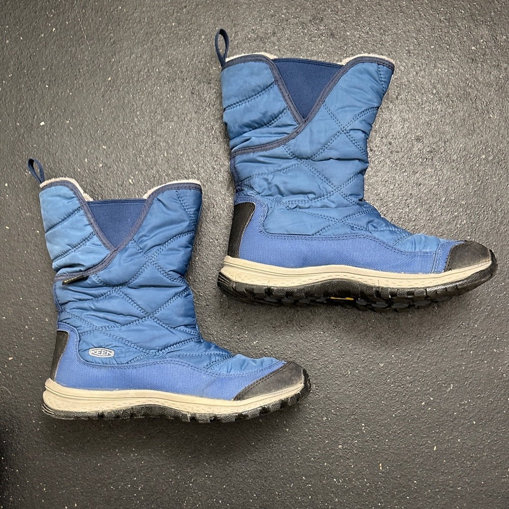 KEEN Terradora Waterproof Pull-on Winter Boot Women's Size 6 Blue